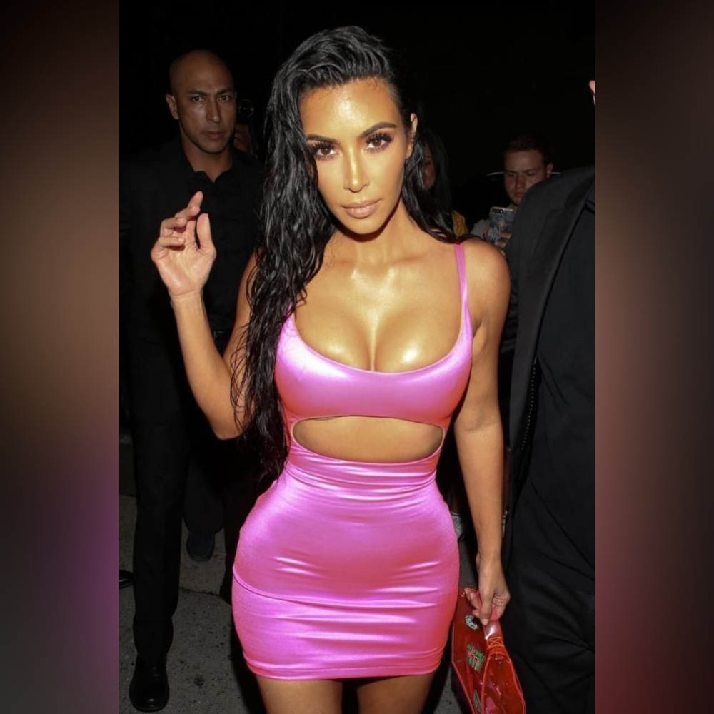 Hot pink mini dress. NEVER WORN! Brand New!